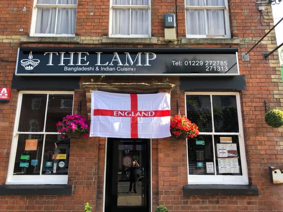 The Lamp restaurant frontage on High Street